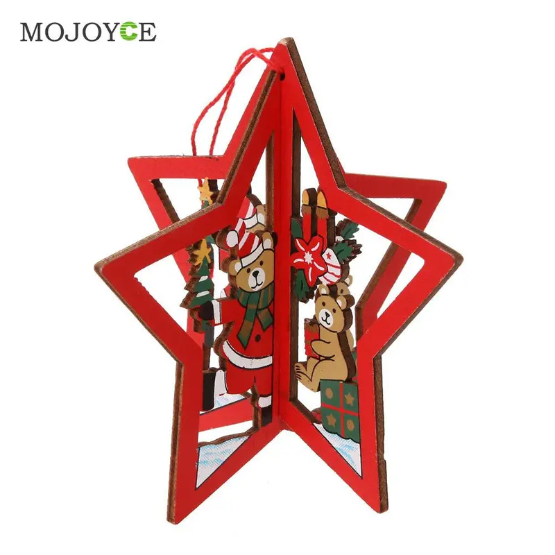 New Keychain Christmas Party Gift Santa Claus Gift Bag Pendant High-Grade Velvet Christmas Tree Pentagram Style Christmas Gift 3
