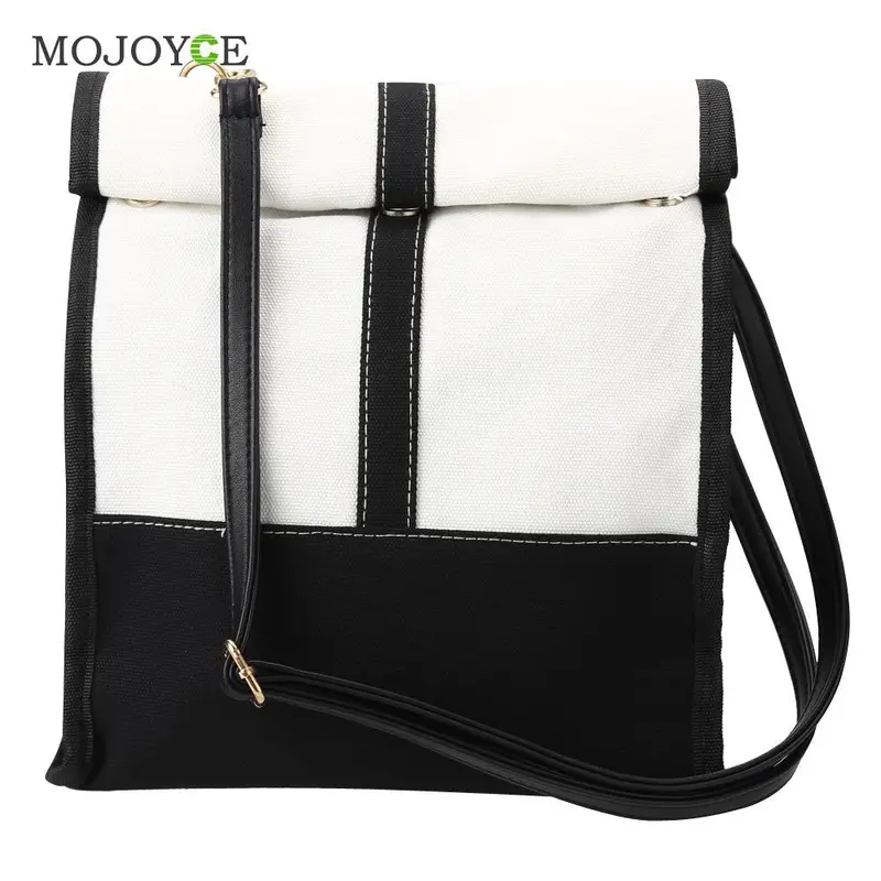 New Korean Style Patchwork Women Bag Canvas Tassel Crossbody Women Messenger Bag Satchel Shoulder Tote Clutch Bolsas Femininas 1