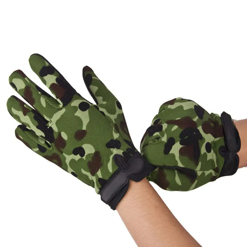 New Motorcycle Bike Tactical Airsoft Riding Hunting Full Finger Gloves Cycling Anti Slip Gloves 7