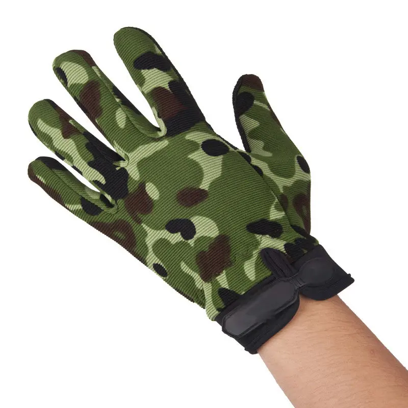 New Motorcycle Bike Tactical Airsoft Riding Hunting Full Finger Gloves Cycling Anti Slip Gloves 9