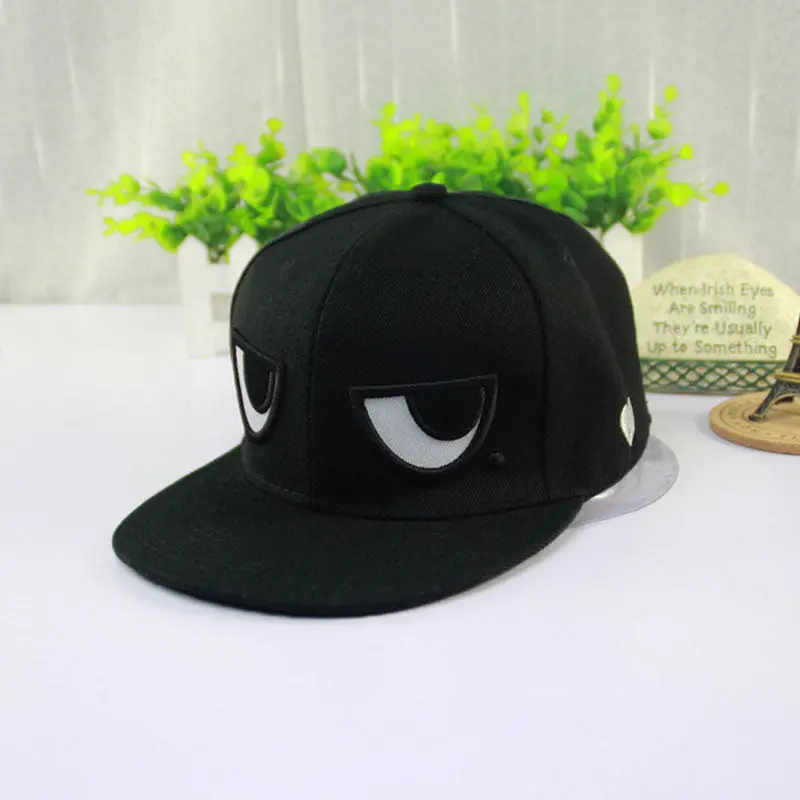 New Novelty Unisex Men's Women's Adjustable Baseball Eyes Snapback Pattern Caps Fashion Hip-Hop Cap Hats 2