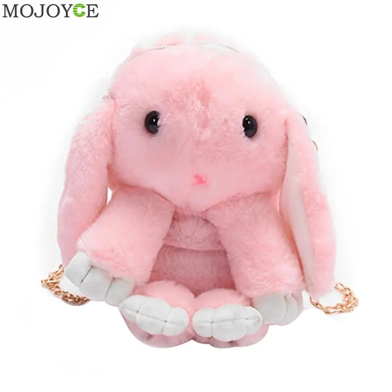 New Rabbit Fur Handbags Lovely Plush Handbag Women Messenger Bags Bunny Shoulder Crossbody Bag Tote Clutches Designer 1
