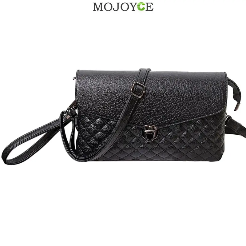 New Trendy Pu Leather Clutch Women Bag Lock Women Messenger Bag Shoulder Crossbody Bag Women Messenger Bags Bolsa Feminina 1