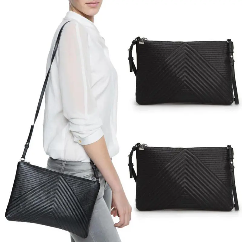New Woman Leather Handbags Tote Crossbody Bags Shoulder Pu Leather Messenger Bag Female Stripes Clutch Handbags Bolsa Feminina 1