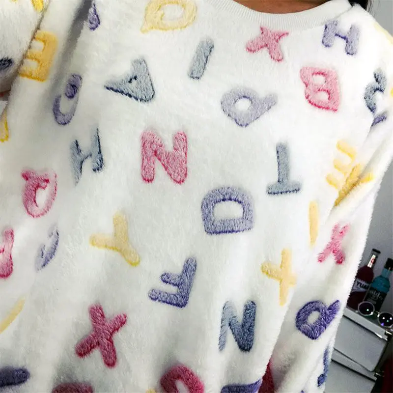 New Women Hoody Long Sleeve Casual Sweatshirts Print Hoodies Moleton Feminine 5