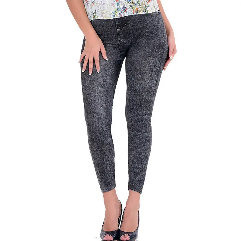 New Women Jean Skinny Jeggings Stretchy Slim Leggings Skinny Pants Leggings Fashion Full Length Faux Pu Leather Skinny Pant 1