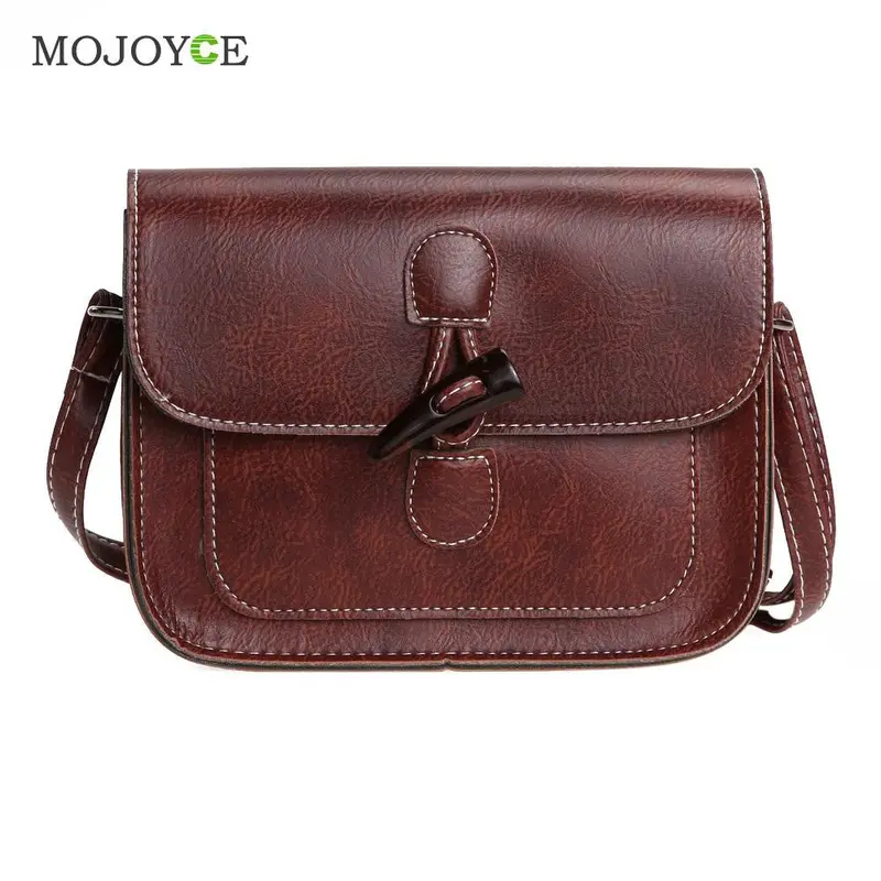 New Women Leather Handbag Bolsos Feminina Button Lock Flip Shoulder Crossbody Women Bag Women Messenger Bag Female Bolsos Mujer 3