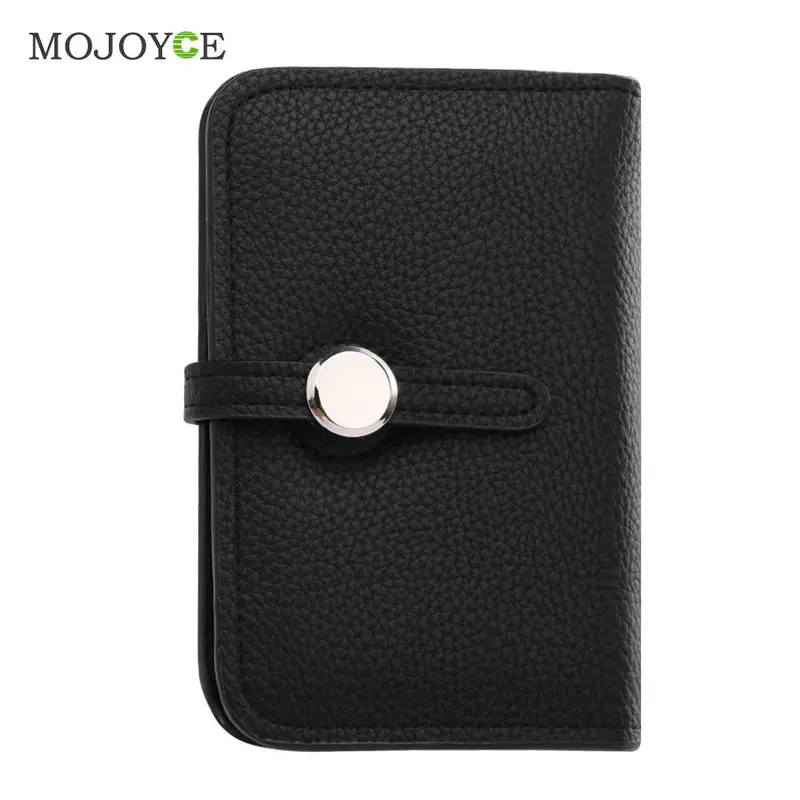 New Women Pu Leather Short Wallet Belt Purse Matte Women Wallet Fashion Small Female Purse Carteras Mujer Femininas Card Holder 1