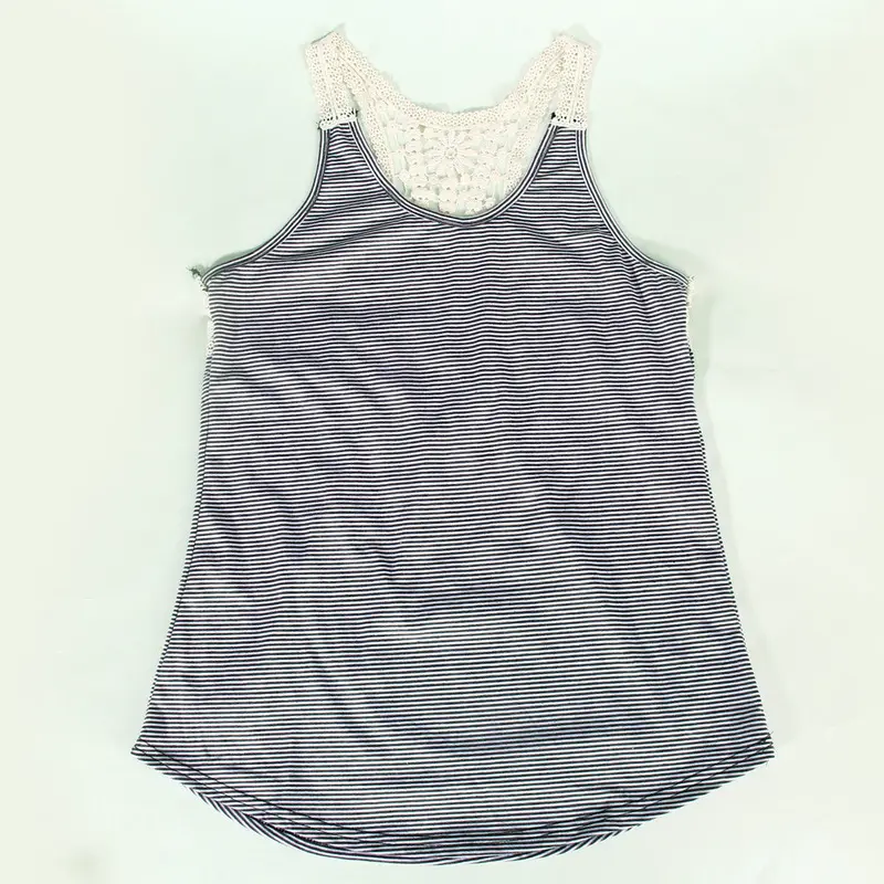 New Women Vest Top Sleeveless Casual Tops Lace T-Shirt 4