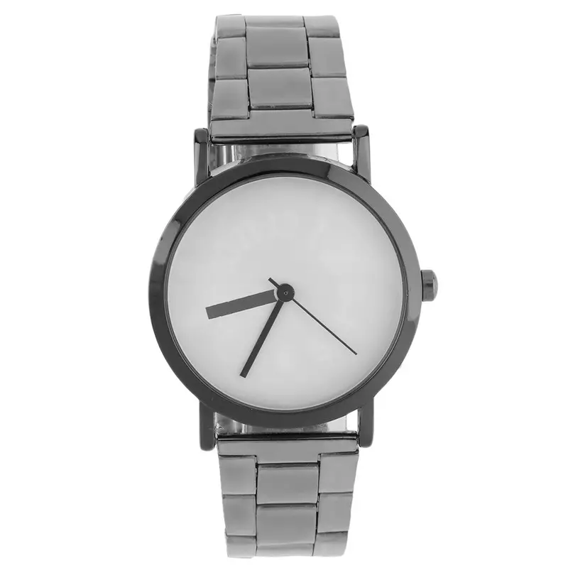 Non-Figures Stainless Steel Universal Trendy Style Wrist Watches Relogio Masculino 2