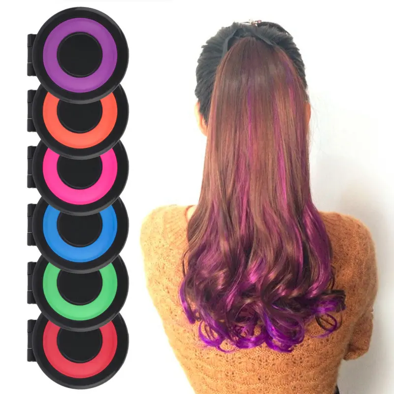 Non-Toxic Temporary Hair Styling Soft Dye Powder Easy Wash Salon Tool 1