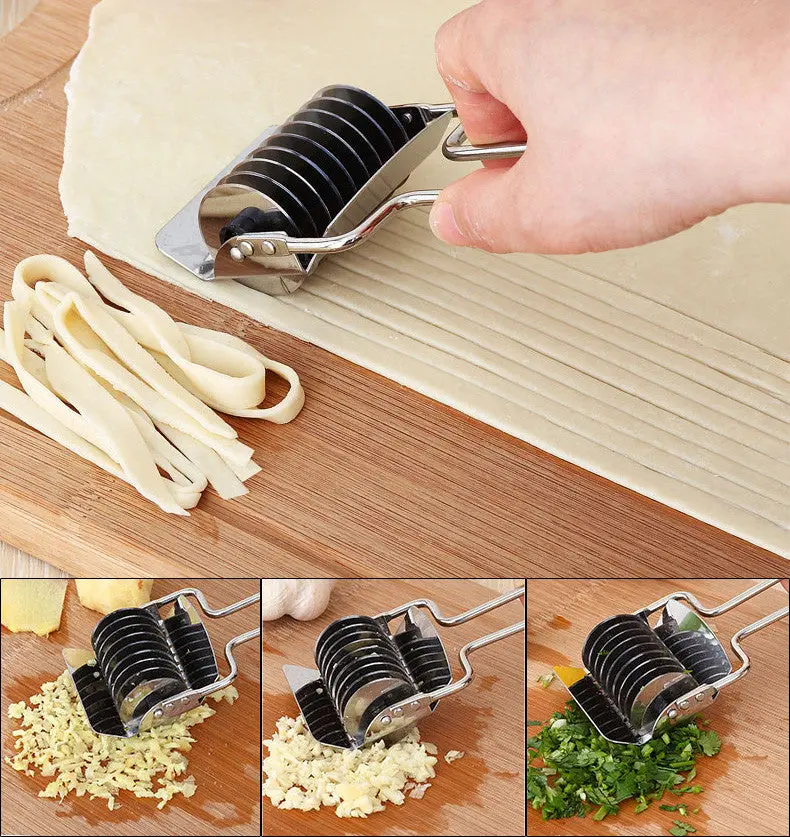 Noodle Cookie Cutter Pastry Tools Bakeware Embossing Dough Roller Lattice Craft Cooking Tools 87060 2