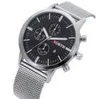 North Calendar Quartz Wrist Watch Stainless Steel Bracelet Men Watch Quartz Women's Wrist Watches Mesh Relogio Feida 1