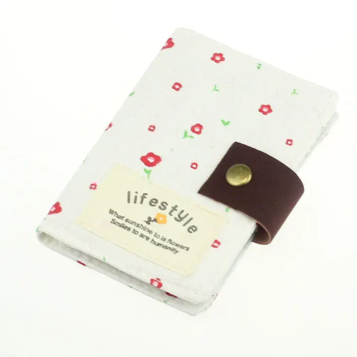 Novel Korean Floral Storage Credit Card Purse Holder Pouch Coin Bag 4