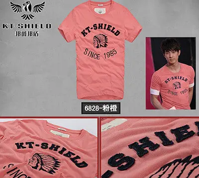 Novelty Men's T Shirts Short Sleeve Cotton T-Shirts For Man Hcot Slim Fit Top Tees 5