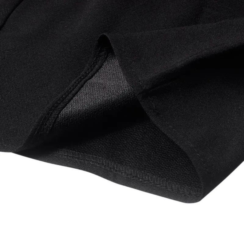 Office Dress Black One Buckle Slim Short Paragraph Sleeveless Dress Vestidos De Fiesta 8