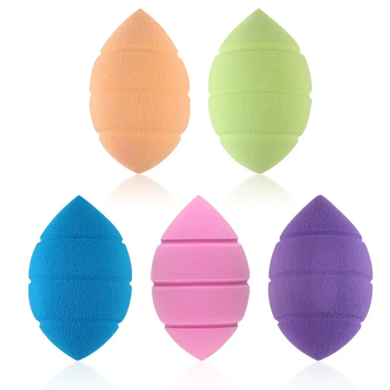 Olive Shaped Makeup Sponge Blender Puff Flawless Powder Beauty Smooth 2