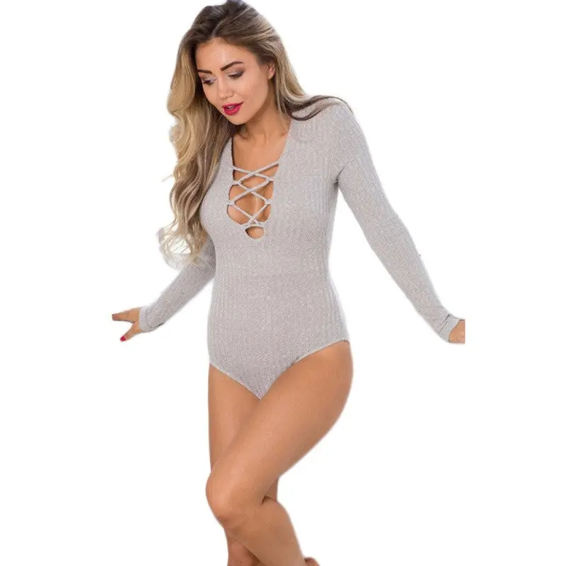 One-Piecebodycon Leotard T-Shirt Tops With Greyblack Color Smlxlxxl Size 1