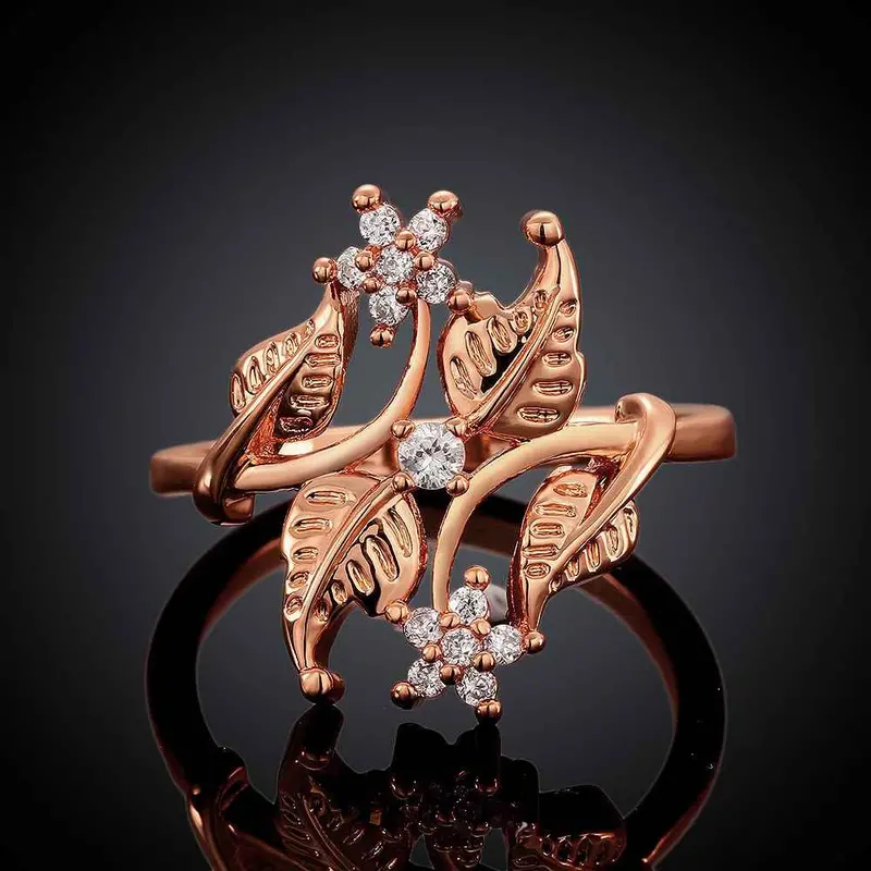 Online Shopping India 18K Gold Plated Rings For Men More Maple Leaf Anel Masculino Fine Jewelry Skgr 51 2