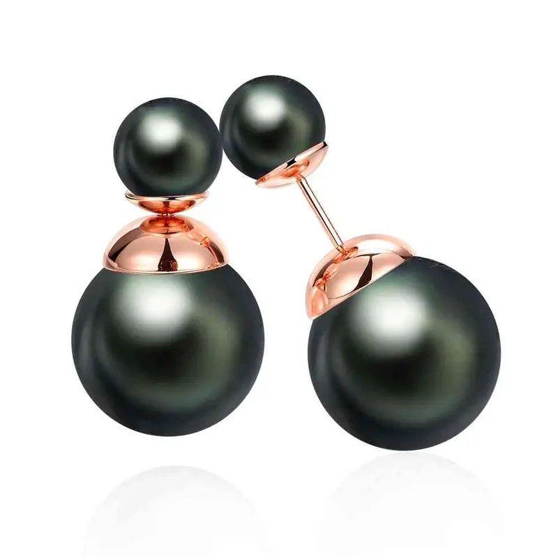 Online Shopping India 18K Gold Plating Earings Jewelry Pearl Bead Stud Pendientes Sport 348 3