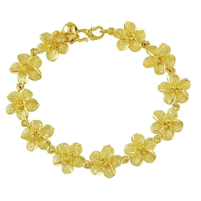 Online Shopping India 24K Gold Plated Bracelets Rose Gold Pulseras Hombre Wedding Decoration Hbh 76 1