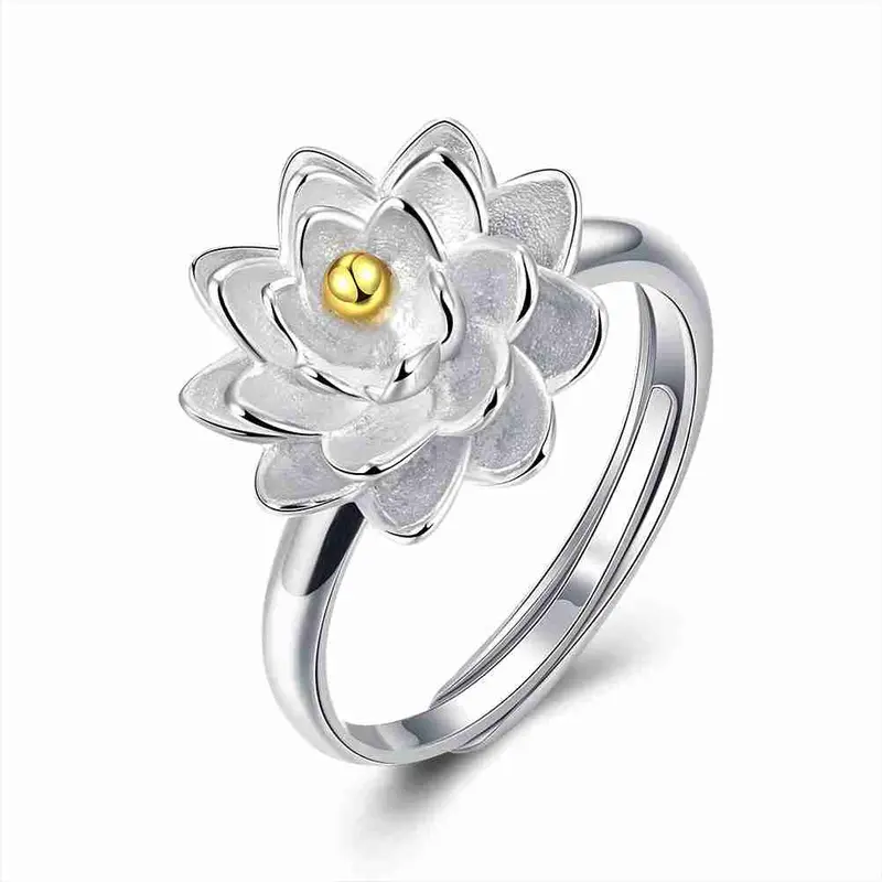 Online Shopping India 925 Silver Engagement Ring Separation Flowers Bague Love326 1