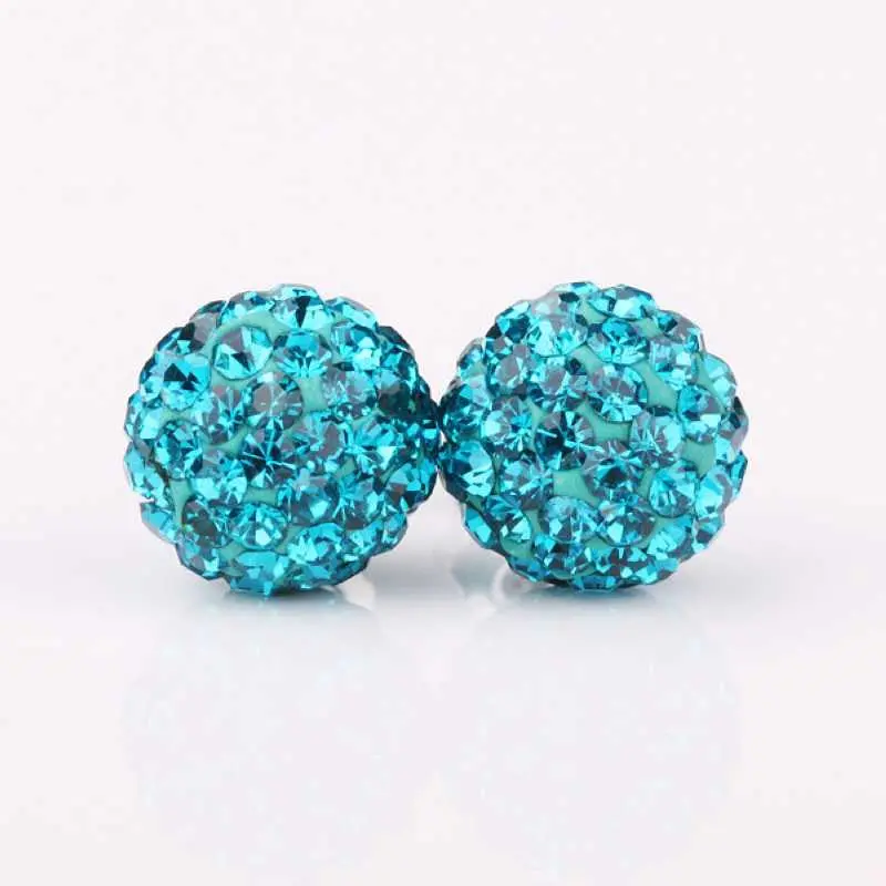 Online Shopping India Acessorios Para Mulher Earings Sky Blue Crystal Stud Brincos De Festa Jewelry Display 1