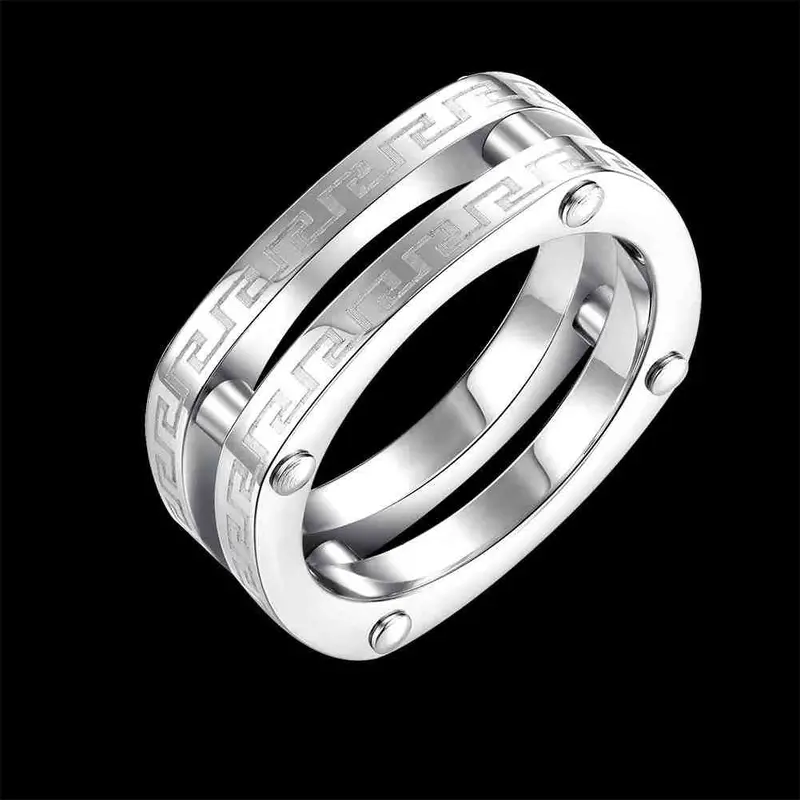 Online Shopping India Men's Party Jewelry Rings Bilateral Pattern Anel Feminino Joyas Tsgr 12 2