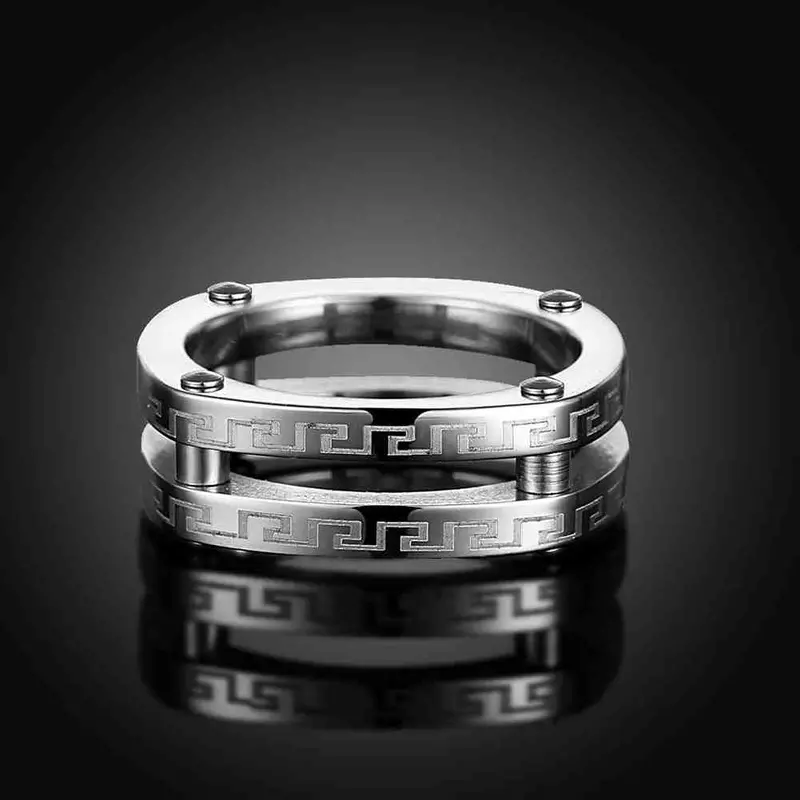 Online Shopping India Men's Party Jewelry Rings Bilateral Pattern Anel Feminino Joyas Tsgr 12 3