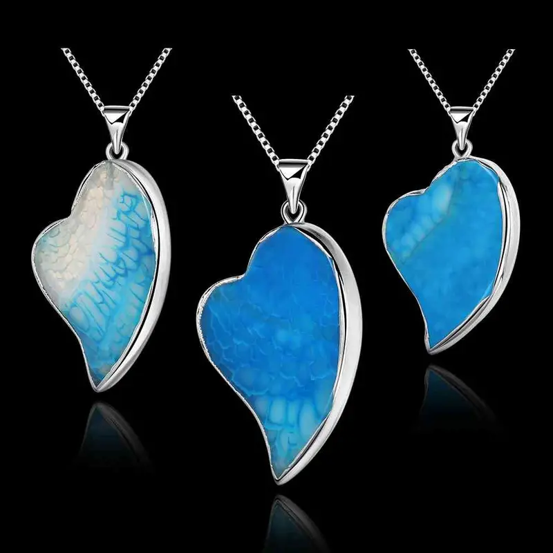 Online Shopping India Quartz Crystal Pendant Mood Bead Necklace Elegant Ston  9 1