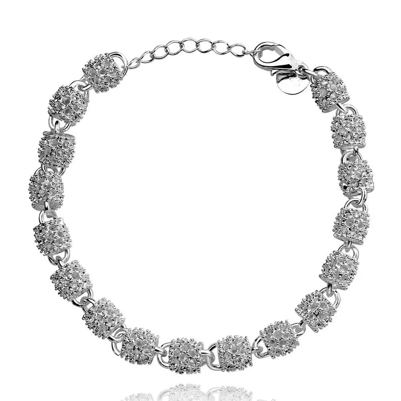 Online Shopping India Silver Bracelets & Bangles Chong Lock Bracelet Girl354 1