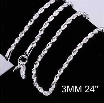 Online Shopping India Silver Plated Chain 2M 16-24Inch Personalized 2 10