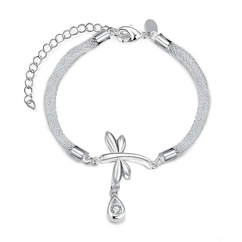 Online Shopping India Silver Plated Charms Bracelet Dragonfly One Direction Wedding38 1