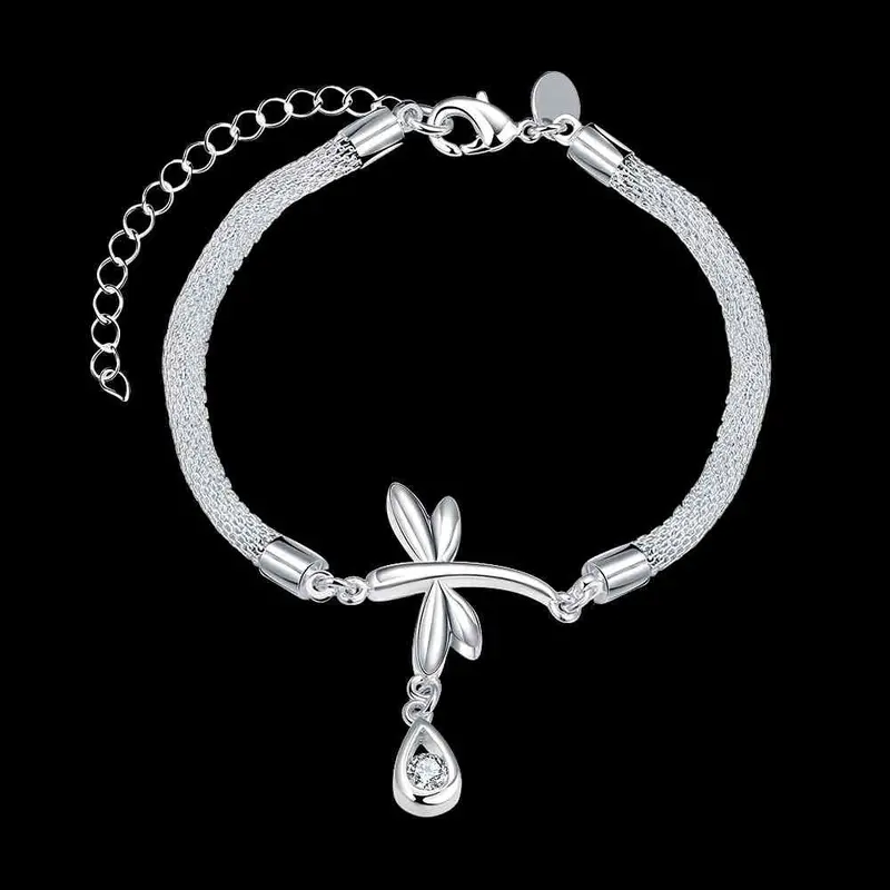 Online Shopping India Silver Plated Charms Bracelet Dragonfly One Direction Wedding38 2