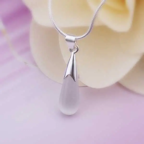 Online Shopping India Silver Plated Necklace Mushrooms Droplets Vintage Necklace 1