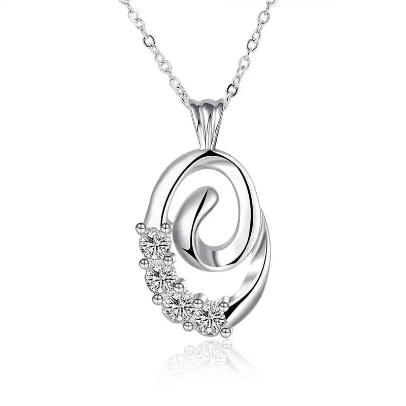 Online Shopping India Silver Plated Necklace Women Crystal Antenna Maxi Necklace Joias 828 1