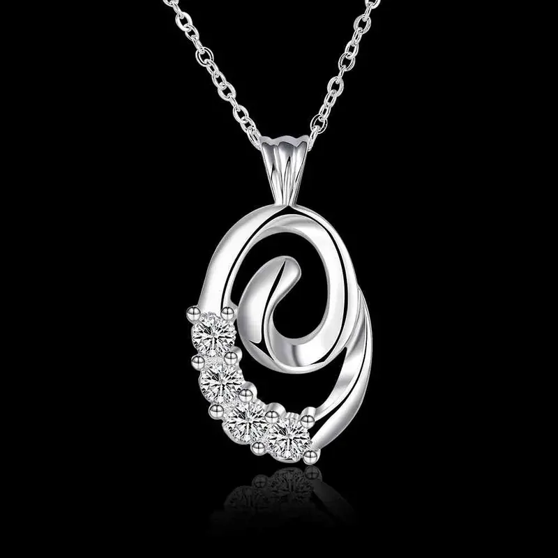Online Shopping India Silver Plated Necklace Women Crystal Antenna Maxi Necklace Joias 828 2