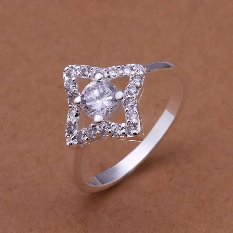 Online Shopping India Silver Plated Rings Austria Crystal Bague Femme Floating Charms 54 1
