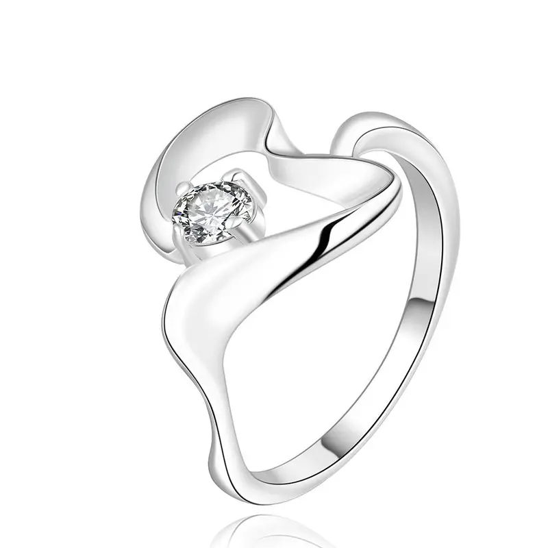 Online Shopping India Silver Plated Rings Insets Casual Anel Feminino Love 468 1