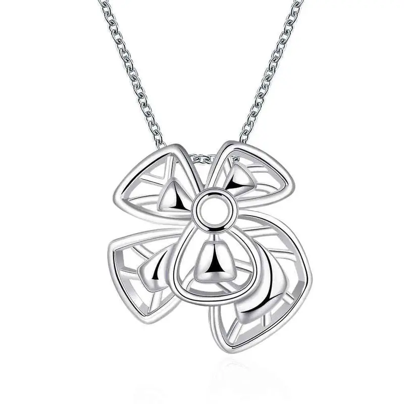 Online Shopping India Silver Plated Women Necklace Shuye Leaf Collar Accessories198 3
