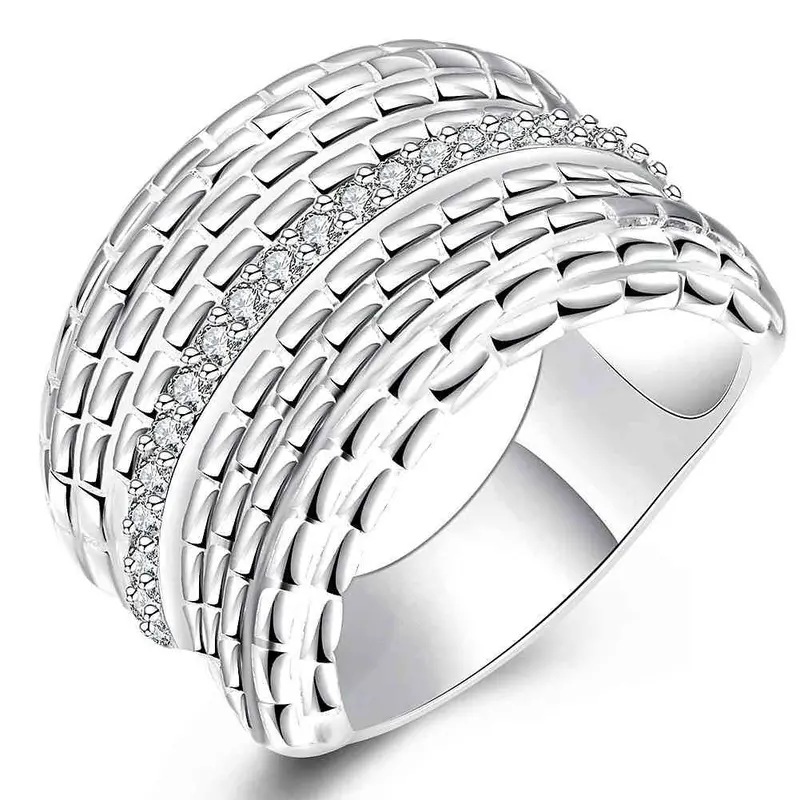 Online Shopping India Silver Rings For Men Aspect Crystal Bridges Bague Femme Jewellery 88 4