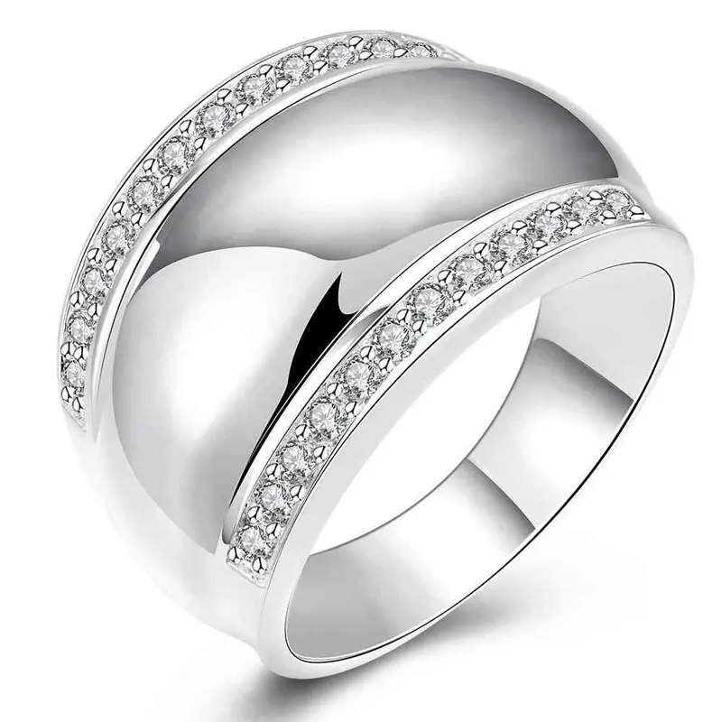 Online Shopping India Silver Rings For Men Aspect Crystal Bridges Bague Femme Jewellery 88 6