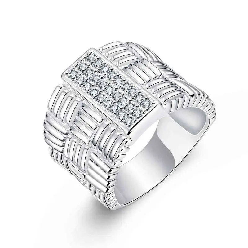 Online Shopping India Silver Rings For Men Aspect Crystal Bridges Bague Femme Jewellery 88 7