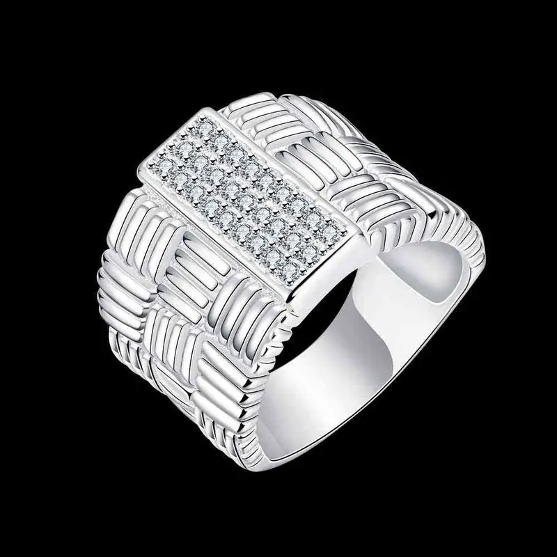 Online Shopping India Silver Rings For Men Aspect Crystal Bridges Bague Femme Jewellery 88 8
