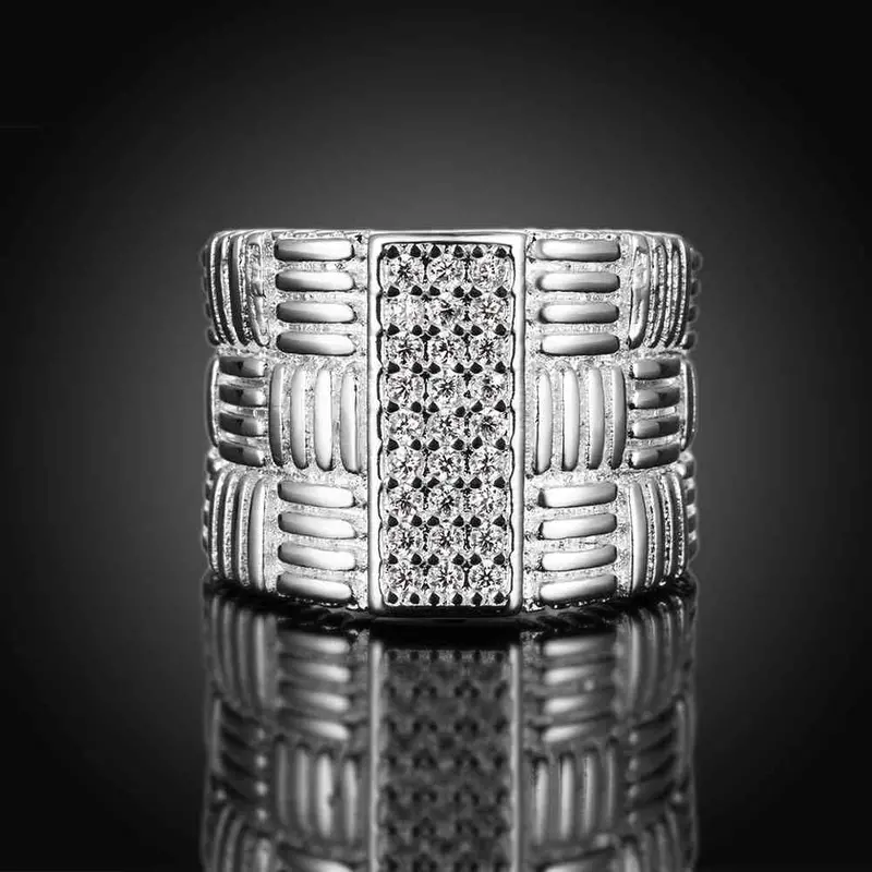 Online Shopping India Silver Rings For Men Aspect Crystal Bridges Bague Femme Jewellery 88 9