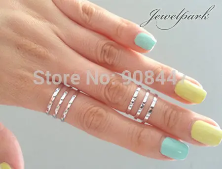 Open Band Ring Above The Knuckle Ring,Circle Round Open Rings R249 3