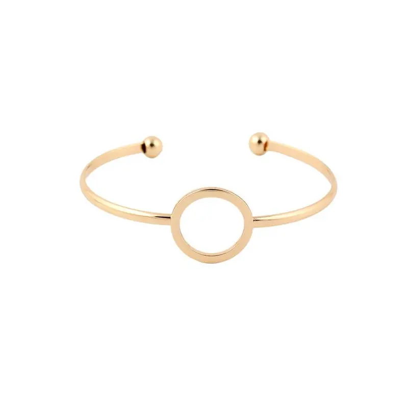 Open Round Bracelets Bangles Geometric Circle Cuff Bracelets Girls G067 1