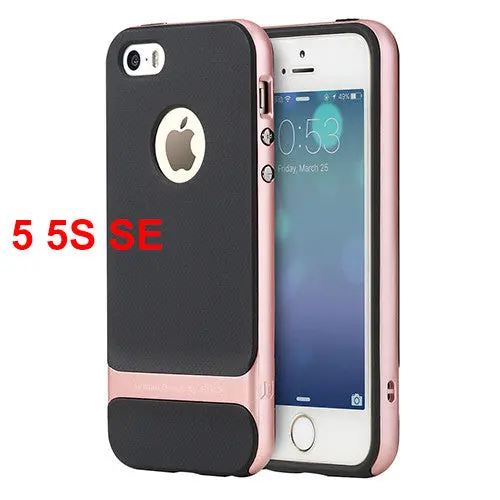 Original Phone Case For Iphone 5S 5 Se Hybrid Ultra Slim Hard Cases Soft Rubber Skin Cover 1