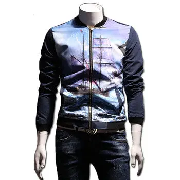 Outwear Large Sizezipper Jackets Coats Jaqueta Masculina Casual Slim Fit Veste Homme Jackets 1