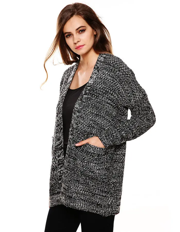 Oversized Knit Cardigan Loose Knitwear Cardigan Casual Long Sleeve Cardigan Coat Outwear Long Cardigans 1